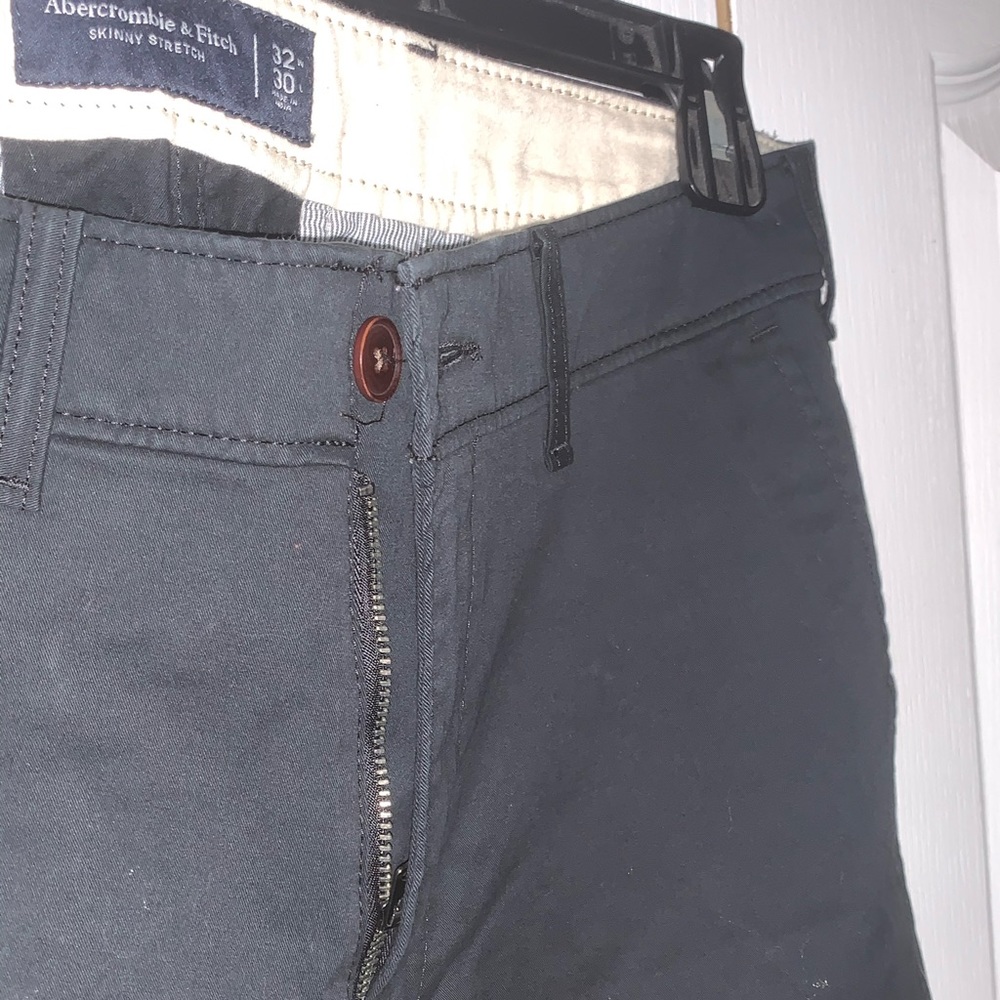 Abercrombie and Fitch black skinny chinos